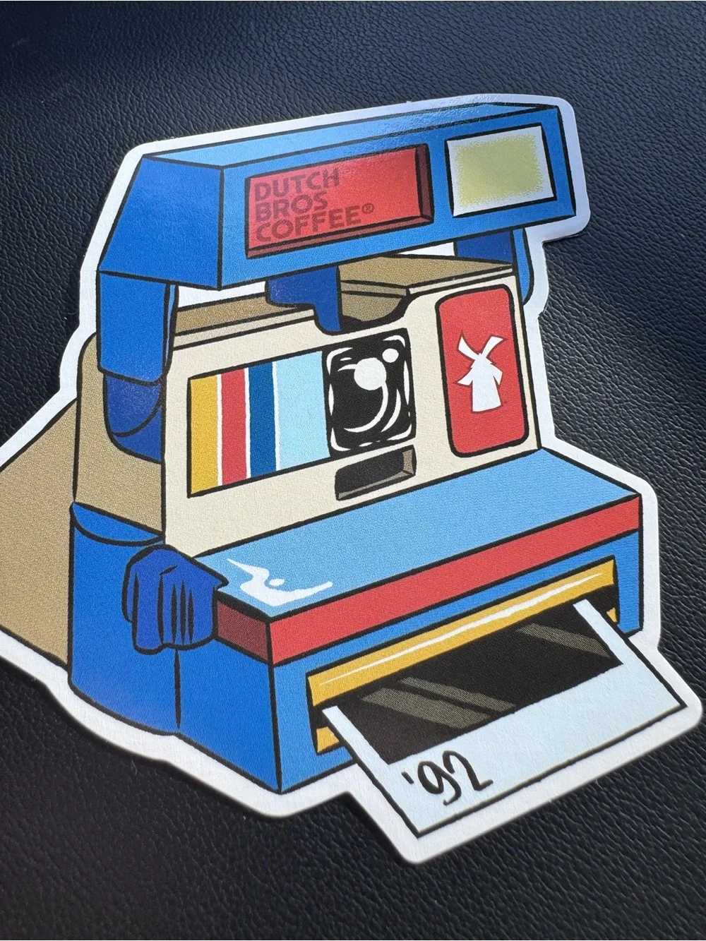 Dutch Bros durable vinyl